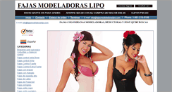 Desktop Screenshot of fajasmodeladoraslipo.com